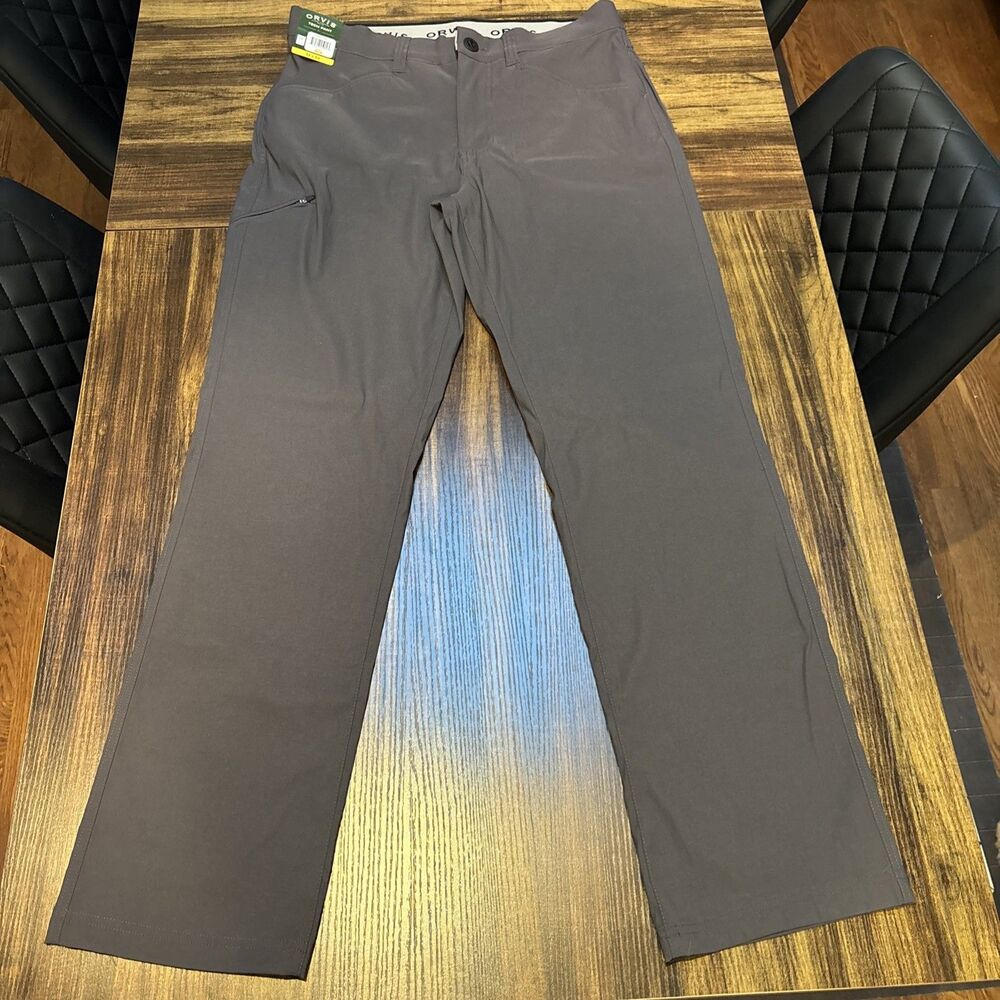 ORVIS Asphalt Mens Stretch Water Repellent Tech Pants - Sz. 32x32 - NWT